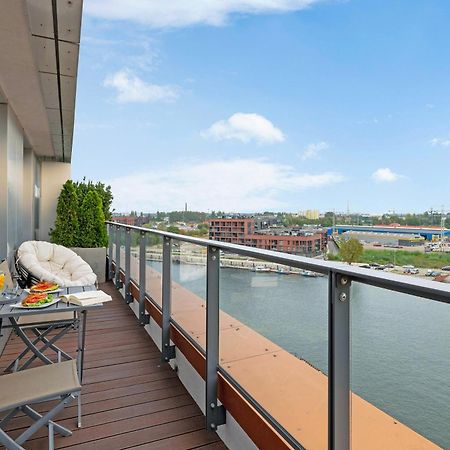 גדנסק Brabank Riverside By Downtown Apartments מראה חיצוני תמונה