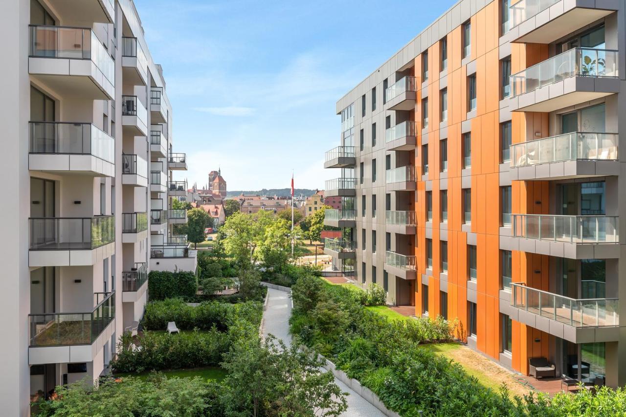 גדנסק Brabank Riverside By Downtown Apartments מראה חיצוני תמונה